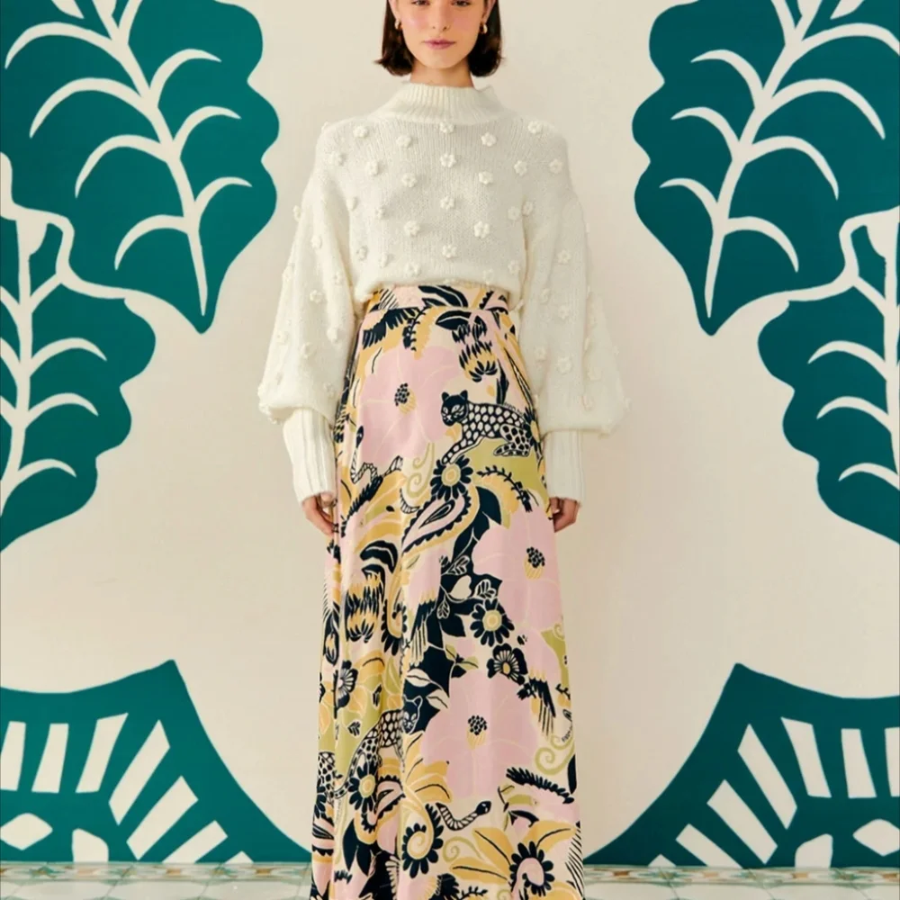 FARM Rio Cream Cowl Neck Sweater - Picture 11 of 15